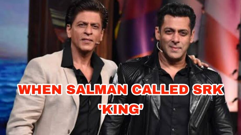 RARE VIDEO: When Salman Khan Called Shah Rukh Khan 'The King' Of Bollywood