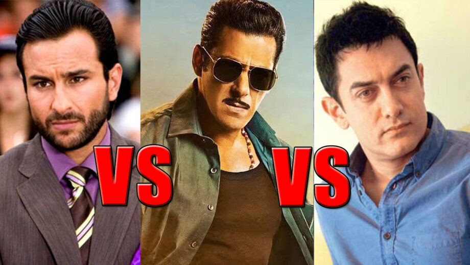 Saif Ali Khan VS Salman Khan VS Aamir Khan: The Most Talented Hot And Loved Actor Of Bollywood?