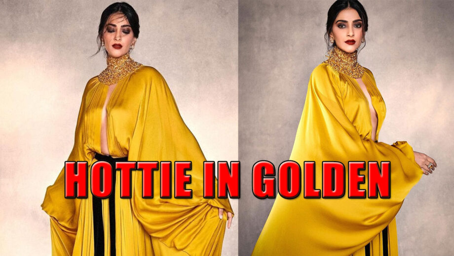 Sonam Kapoor's Recent Instagram Post In Golden Gown Sets Internet On Fire; See Pictures