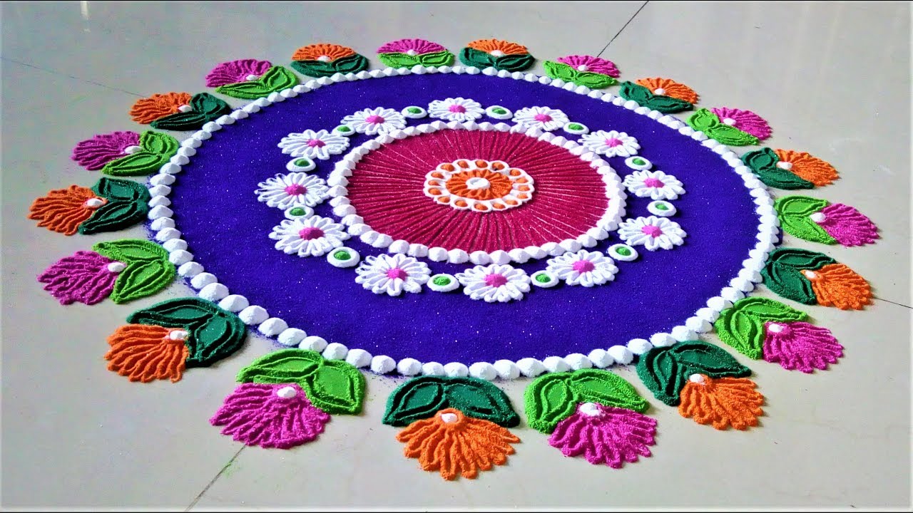 3 Easy Rangoli Designs For Special Occasion 766360