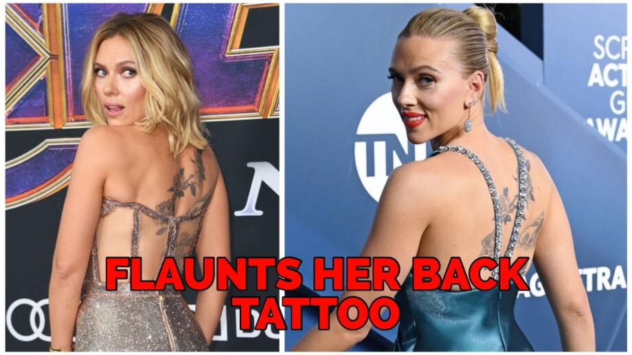 5 Times When Scarlett Johansson Flaunted Her Back Tattoo | IWMBuzz