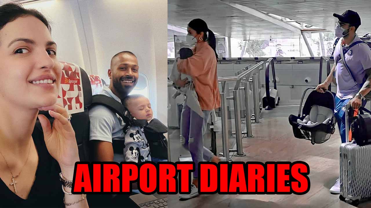 Anushka Sharma Virat Kohli Spotted With Daughter Vamika At Airport