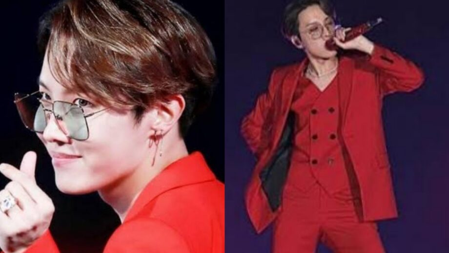 red jhope suit