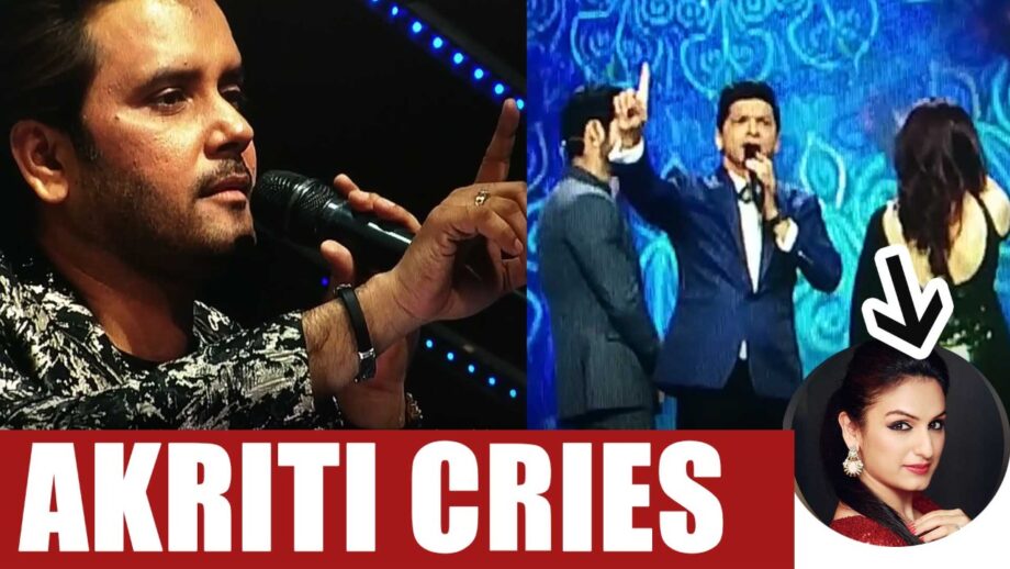 EXCLUSIVE LEAKED VIDEO: BIG DRAMA on Zee TV show IPML: Javed Ali makes Akriti Kakar CRY