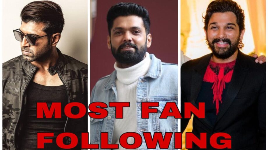 From Rakshit Shetty, Allu Arjun To Arun Vijay: Hot Tollywood Actors With Most Fan Following On Social Media