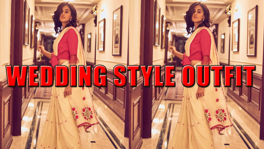 Have A Look At Bollywood Diva Taapsee Pannu's Fashionable Wedding Style Outfits 339146