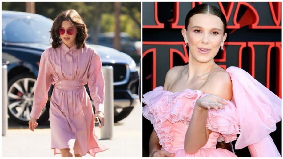 Millie Bobby Brown Stuns Netizens By Her Hot Looks In All Pink 354286