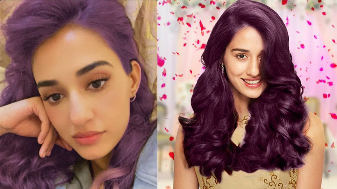 OMG: Disha Patani colours her hair 'purple', check out her new look |  IWMBuzz