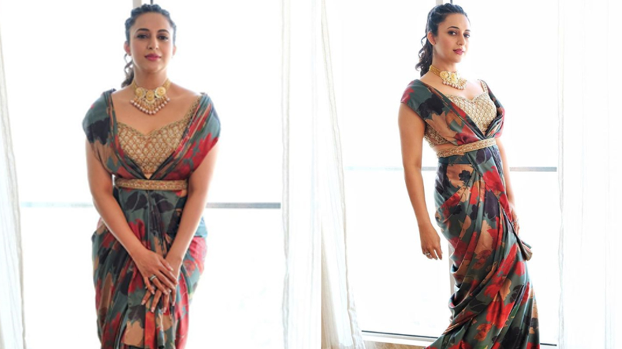 Style Queen: Divyanka Tripathi in Drape Saree | IWMBuzz