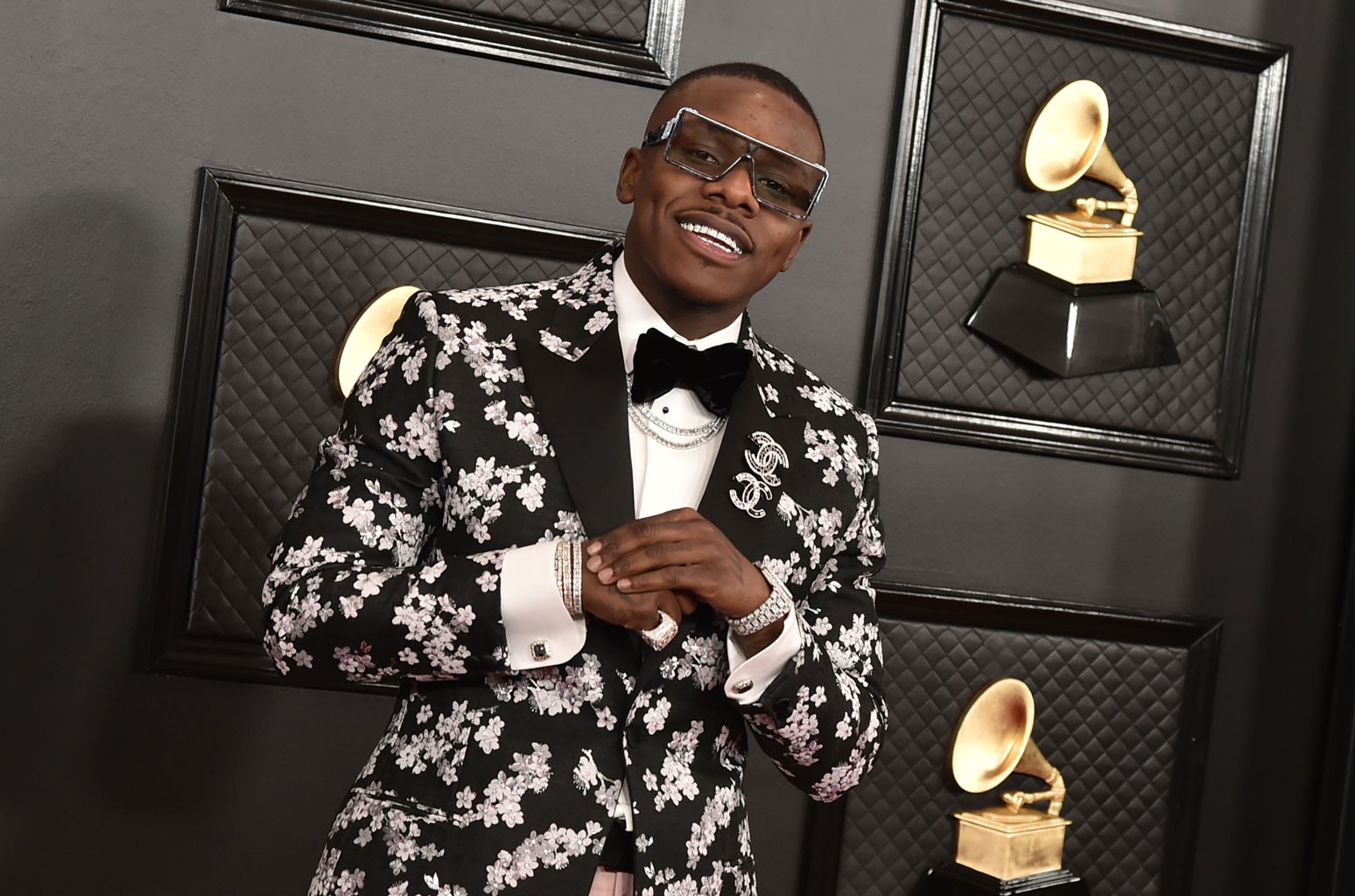 This Is How Knockout Fashion Statement Is Made By DaBaby At Grammys 2021