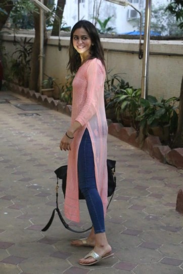 Long kurti with jeans on Pinterest