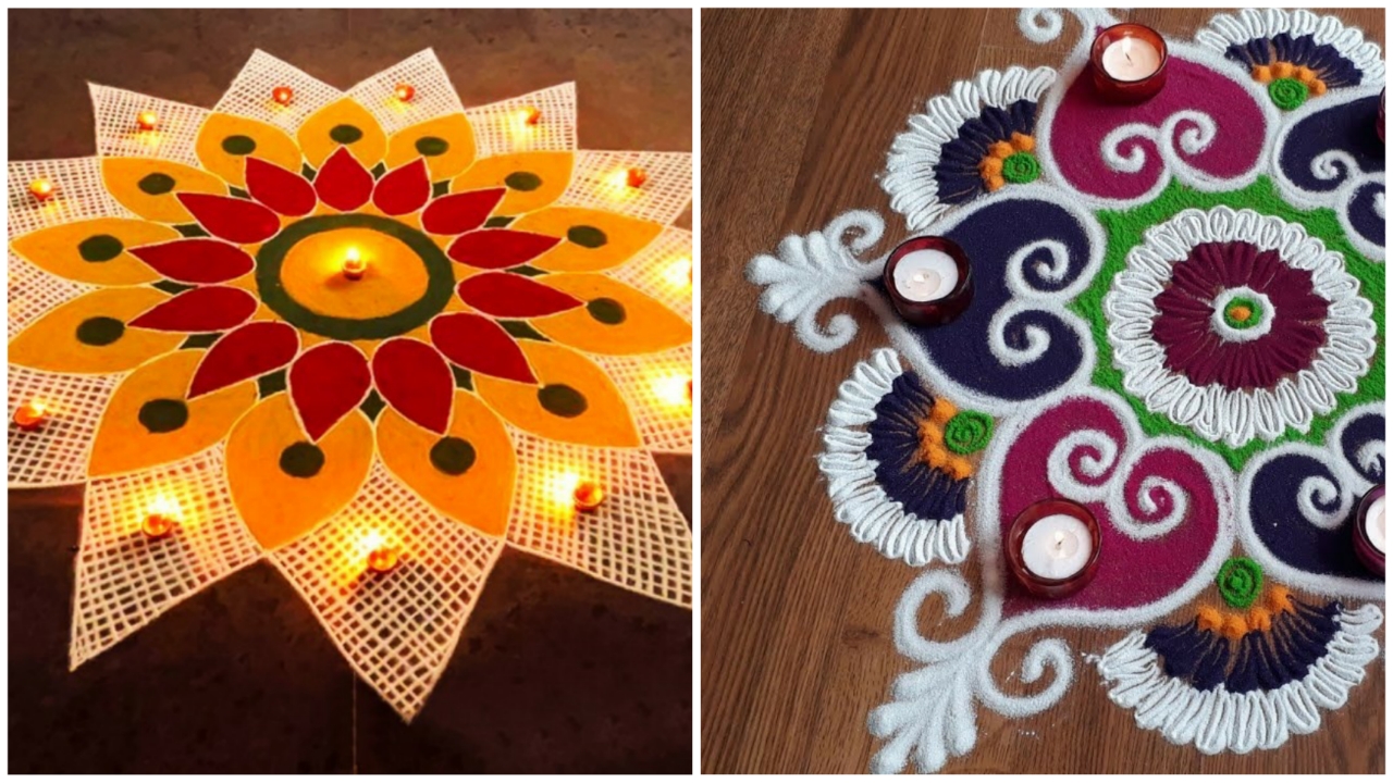 3 Easy Rangoli Designs For Special Occasion | IWMBuzz