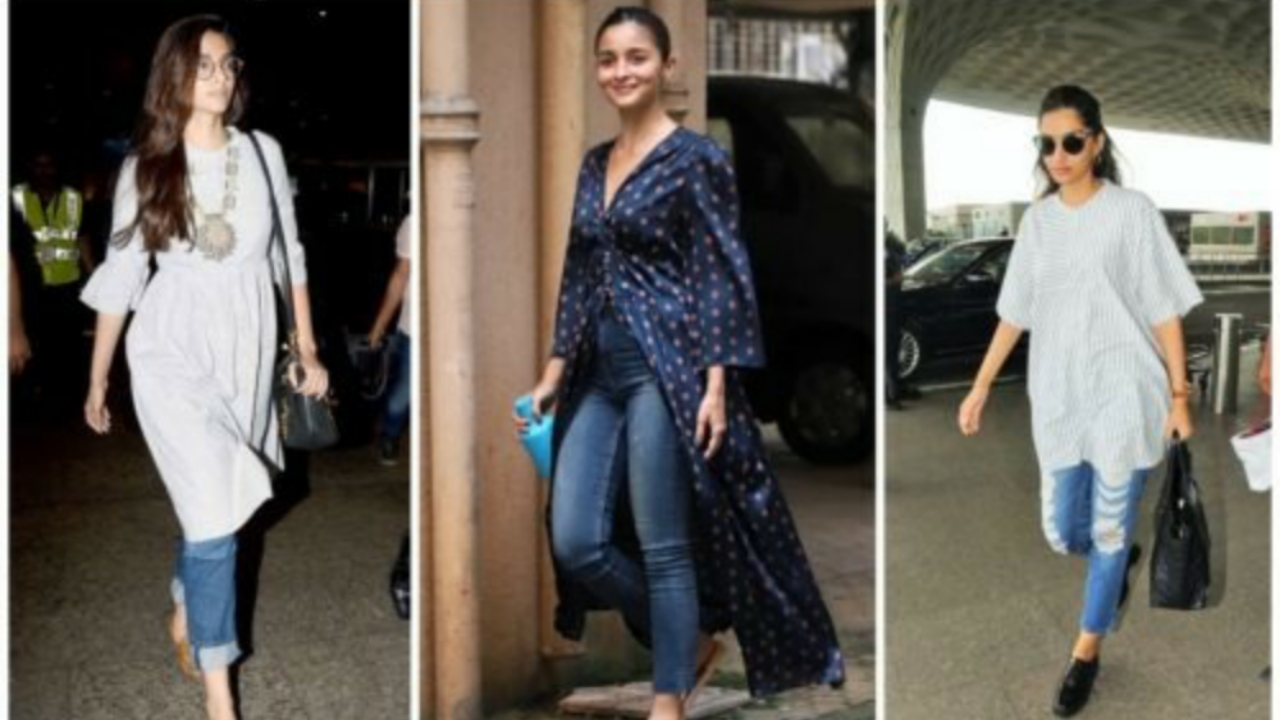 Confused About Kurtis To Wear On Jeans? 10 Kurtis Ideas To Pair With Jeans  And Flaunt