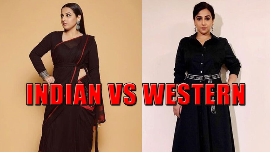 Vidya Balan Rocks Western Outfits Vs Indian Outfits Like A Pro, Vote Now 338531