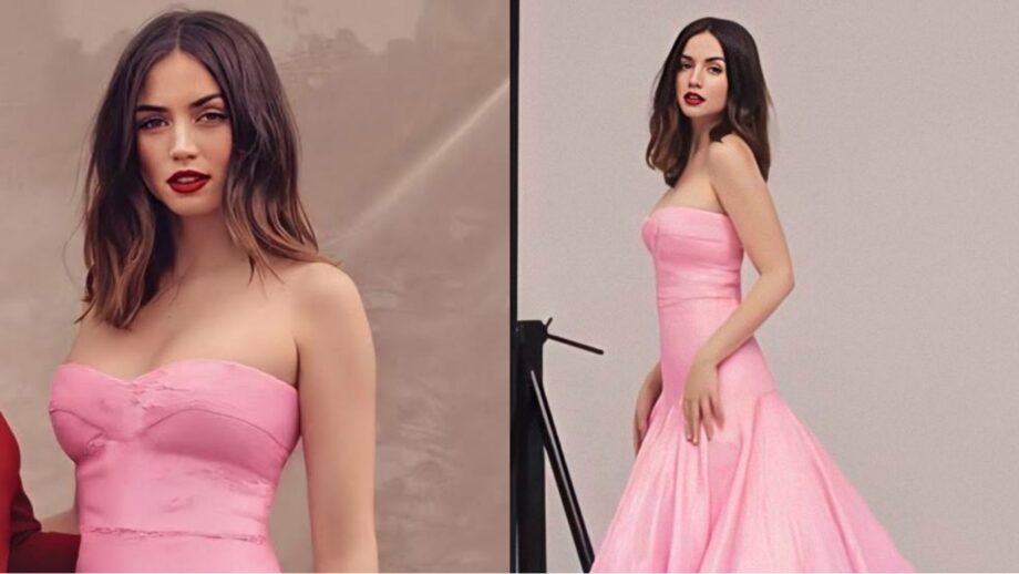 Ana De Armas Looks Like A Princess In Pink Gown, See Here