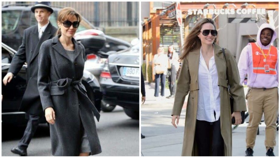 Angelina Jolie's Best Jacket Look Outfits, Pictures Here 366197