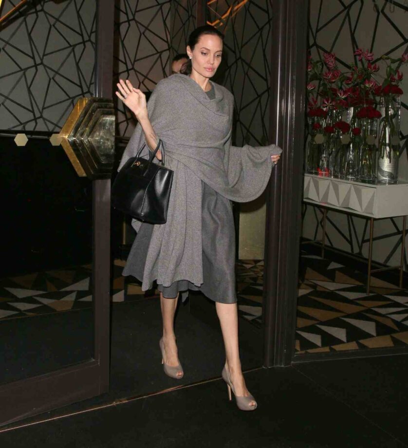Angelina Jolie's Monochromatic Outfits Looks Are Beautiful 769949