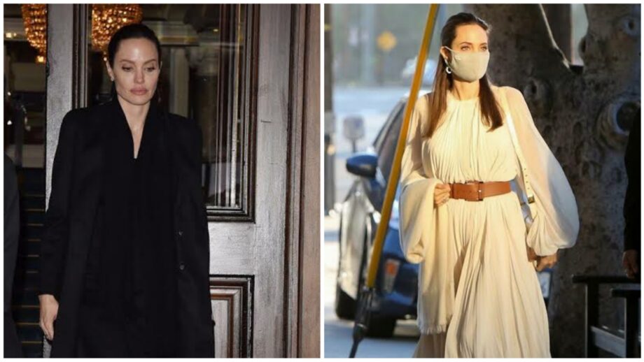 Angelina Jolie's Monochromatic Outfits Looks Are Beautiful 365608