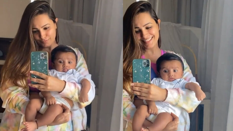 Oh So Cute: This is how Anita Hassanandani pampers her adorable two-month-old son in reality 364828