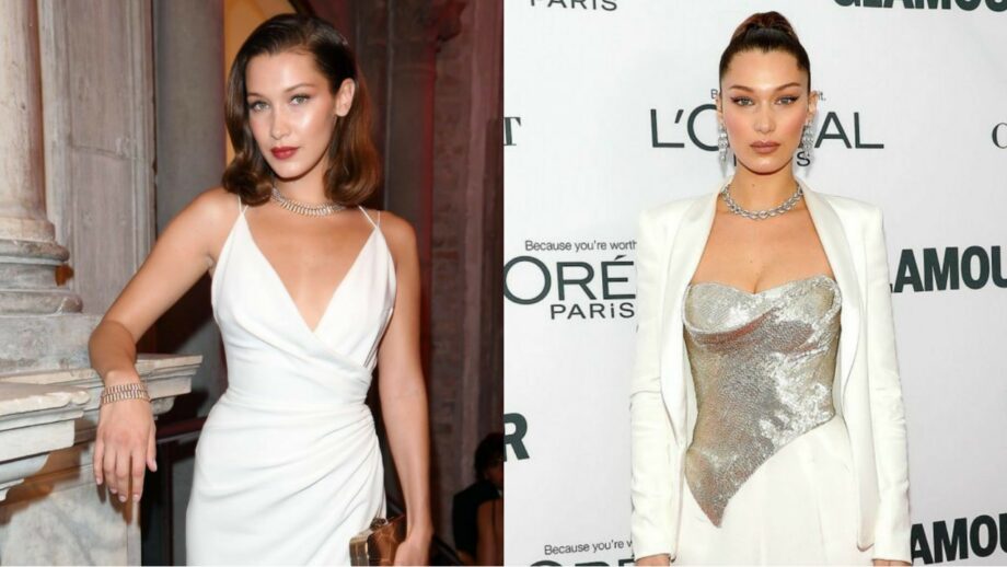 Bella Hadid In White Dress Vs White Pantsuit: Which Look Of Her Won Your Heart?