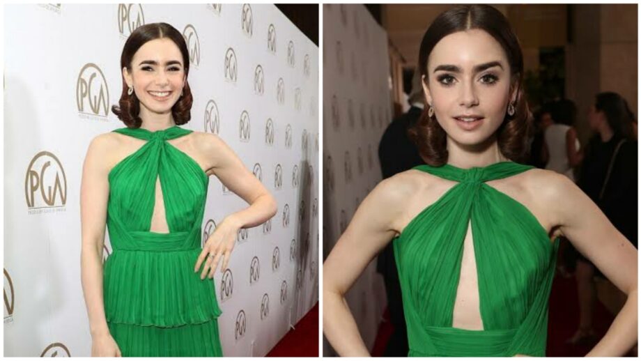 Lili Collins In Green Dresses: Looks Amazingly Gorgeous, Pictures Here 376308
