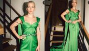 Ellie Goulding Looks Fascinating In Corset Style Green Gown, Do Have A Look 374964