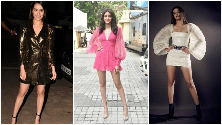 From Shraddha To Ananya Panday: Take Style Cues To Slay A Mini Dress 368567