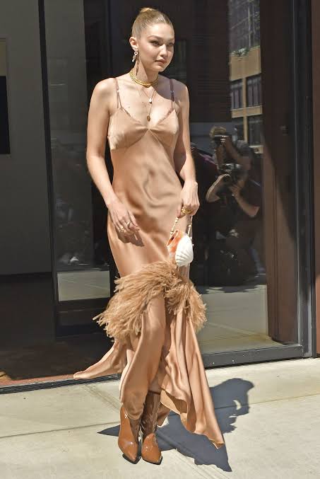 Gigi Hadid Looks Mesmerizing In Beige Dresses: Have A Look - 1