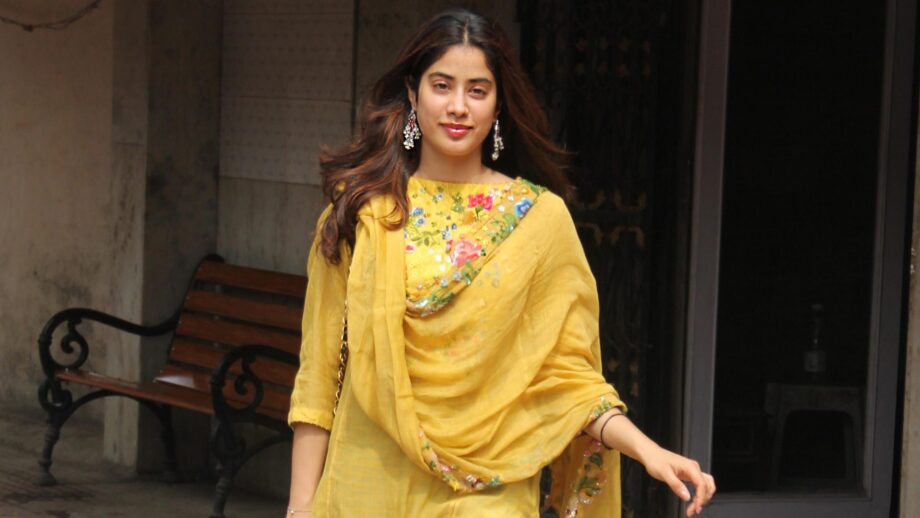Janhvi Kapoor's Yellow Collection Are The Perfect Outfits For Mehndi Or Sangeet Functions - 1