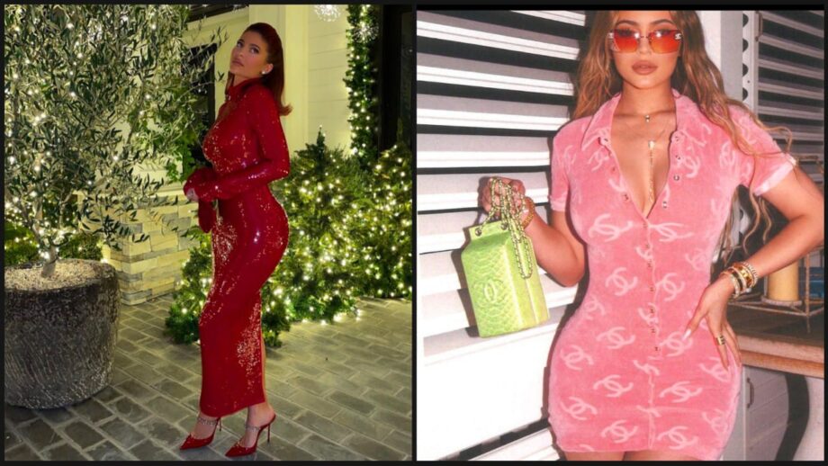 Kylie Jenner In Red Vs Pink? Which Colour Dress Of The Diva Melted Your Heart? 379204