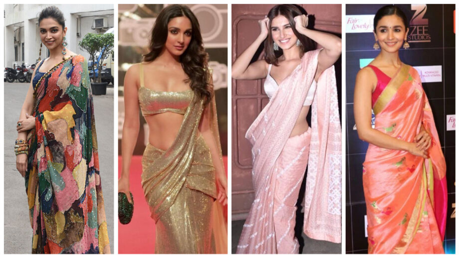 Level Up Your Saree Fashion Style With Cues From Deepika Padukone To Tara Sutaria