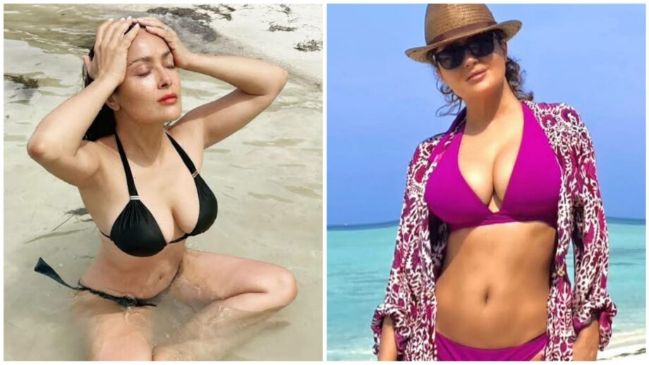 Salma Hayek's Breathtaking Looks In Bikini, Fans Can't Take Off Their Eyes 366203