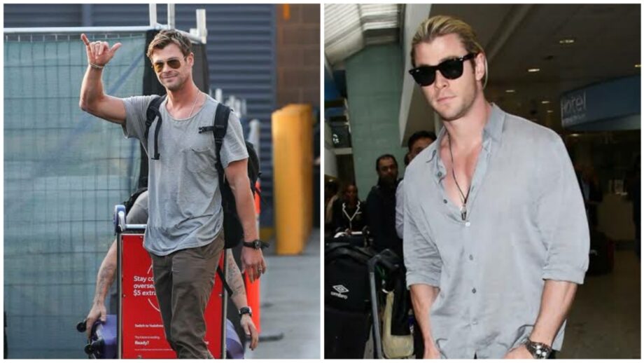 Chris Hemsworth's 3 Rocking And Knockout Appearances At Airport 377087