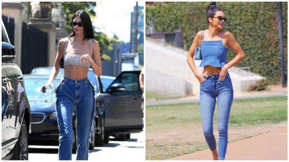 Kendall Jenner Pairing Amazing Tops With Denim Bottom, Have A Look 364386