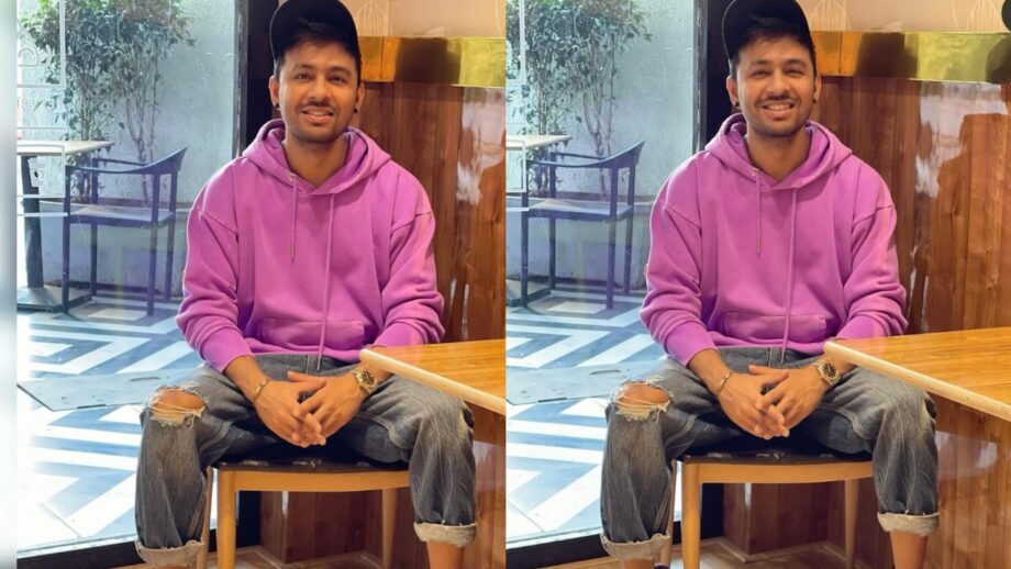 Tony Kakkar Looks Rocking In Purple Hoodie With Ripped Jeans Teamed With Funky Sneakers, Have A Look 367825