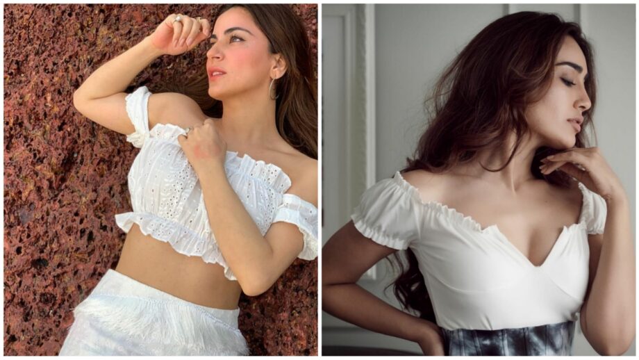 5 times Surbhi Jyoti and Shraddha Arya made us skip a heartbeat with their remarkable off-shoulder outfits 392197