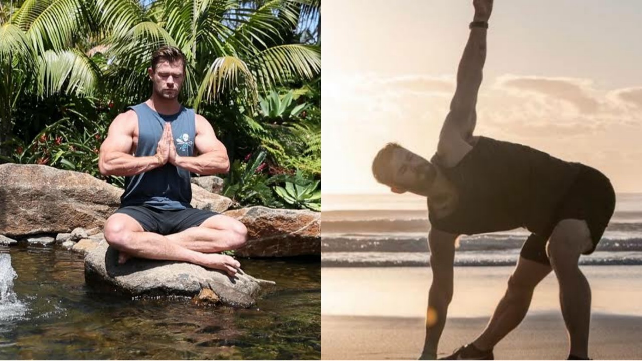 Do Yoga To Burn Off The Crazy Calories: Start Your Yoga Journey With Chris  Hemsworth