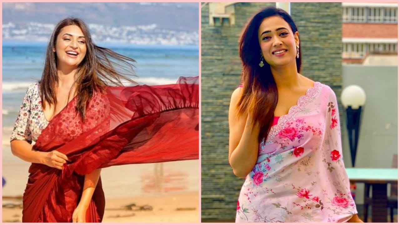 Khatron Ke Khiladi 11 Fashion Face-off: Shweta Tiwari Vs Divyanka Tripathi:  Which hot babe wore the transparent saree better? | IWMBuzz
