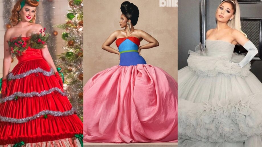 Make Your Grand Fashion Statement In Ruffled Dresses For Upcoming Occasions: Inspiration From Ariana Grande, Katy Perry, Cardi B 385232