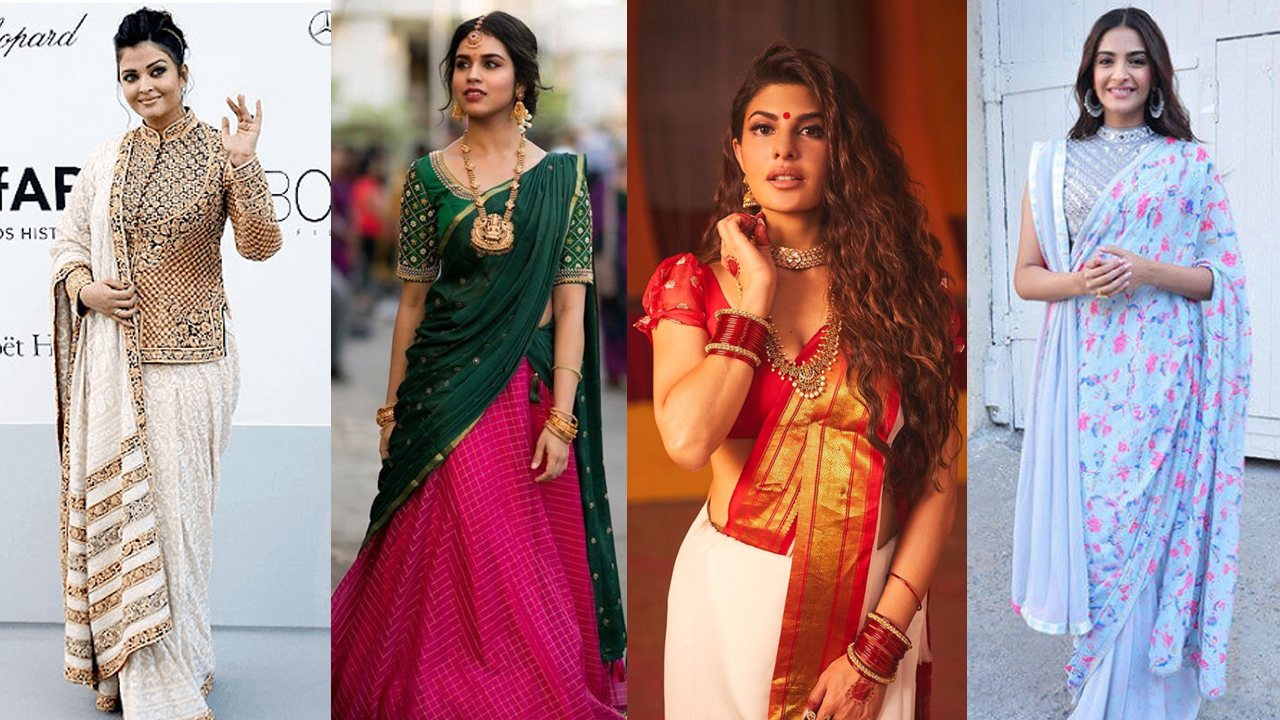 सिर्फ 5 मिनट में Sequence saree / Free Pallu Saree पहनना सीखे।/Step by Step  - YouTube