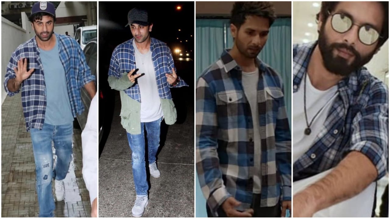 Ranbir Kapoor Wearing Check Shirt with - E-SUPERPRICE.COM