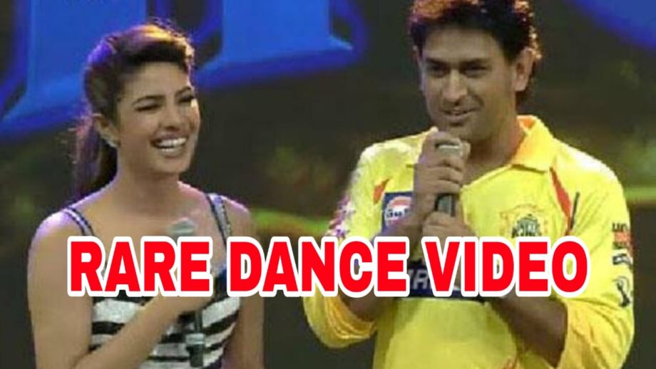 SUPER RARE VIDEO: When Priyanka Chopra Made MS Dhoni Dance With Her On Stage, See Now 389414