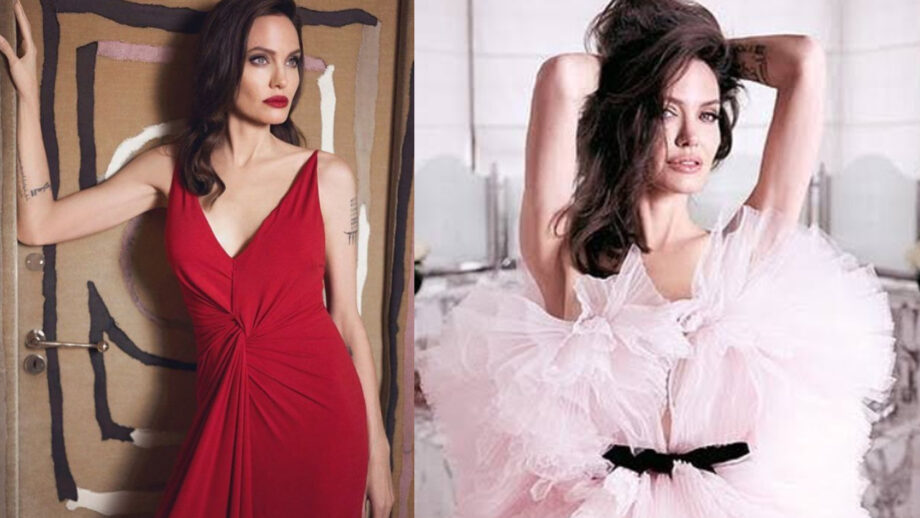 Which Outfit Of Angelina Jolie Would You Pick For An Evening Party? 384479