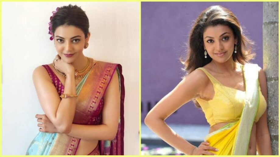 5 Hot Photos of Kajal Aggarwal in Saree That Made Us Fall In Love With Her | IWMBuzz