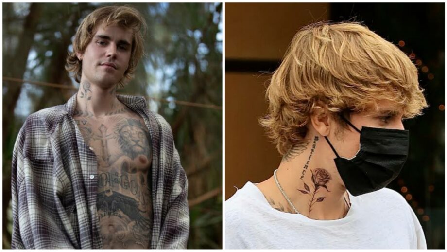 Justin Bieber Reveals New Tattoo Above Abs - Justin Bieber Tattoos