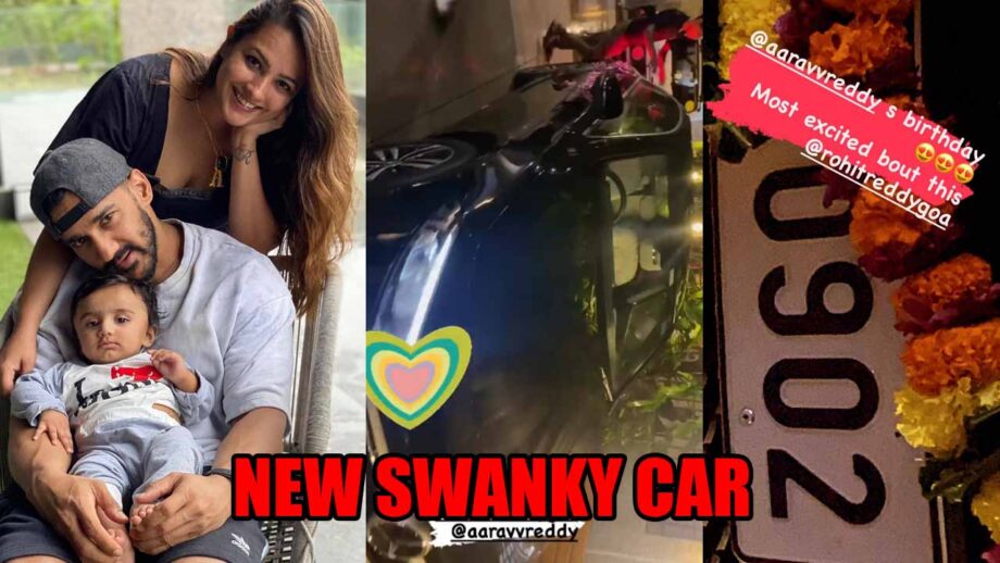 Anita Hassanandani and Husband Rohit Reddy buy a swanky car, reveal special connection with son Aaravv 434782