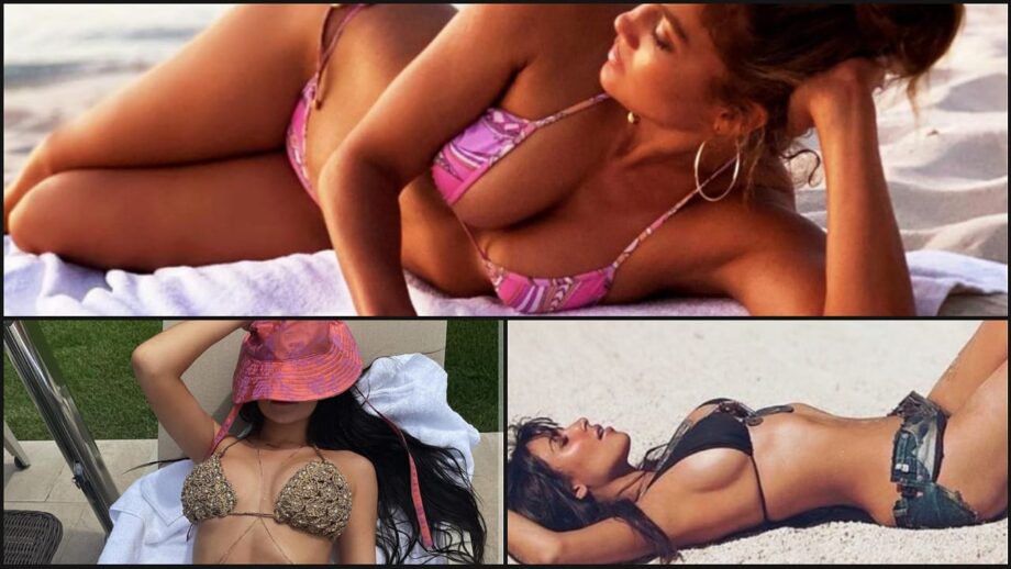 Beach Body Goals: Kylie Jenner, Jennifer Lopez, & Kim Kardashian's hottest sunbath moments in bikini caught on camera 439981
