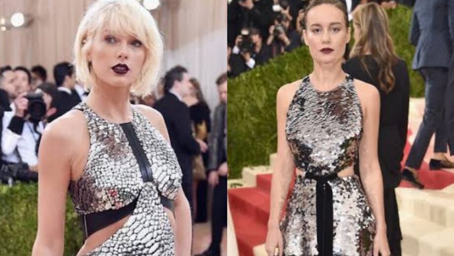 Brie Larson Vs Taylor Swift: Which Beauty Sparkled In Silver Sequin?