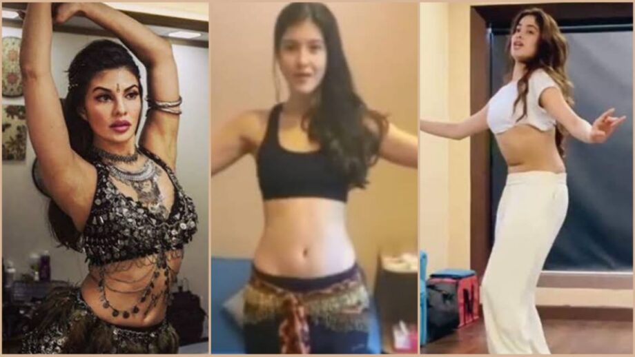Enough of Nora Fatehi's Belly Dancing Skills? Check Out these awesome hot and sensuous dance moves of Jacqueline Fernandes, Shanaya Kapoor, & Janhvi Kapoor 435564