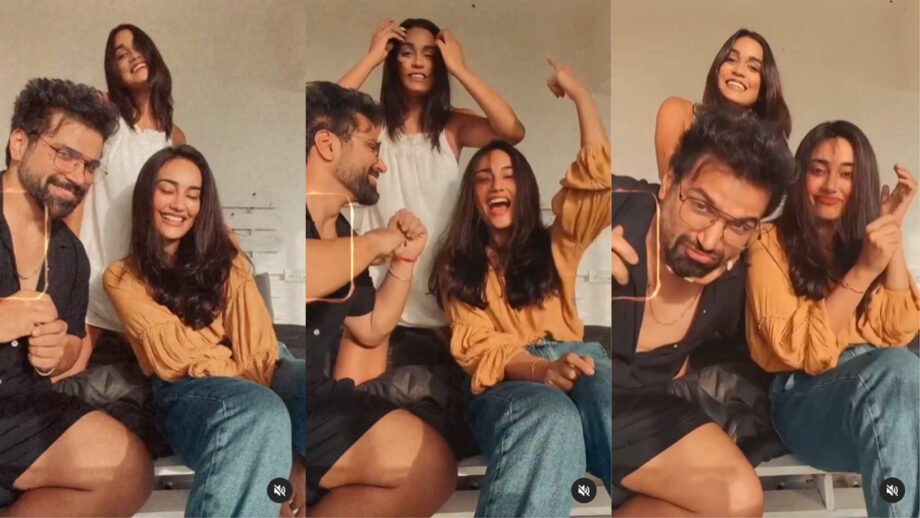 [In Video] Rithvik Dhanjani & Surbhi Jyoti are in a mood to party, see what they are doing 423192